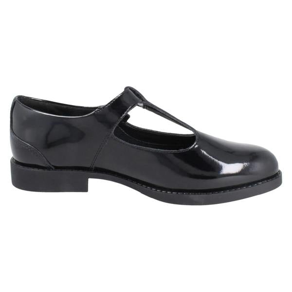 Clarks Girls Clarks Classic T-Bar School Shoes Tapa Hope