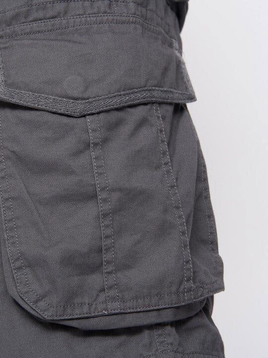 Crosshatch Jamstar Cargo Shorts Charcoal