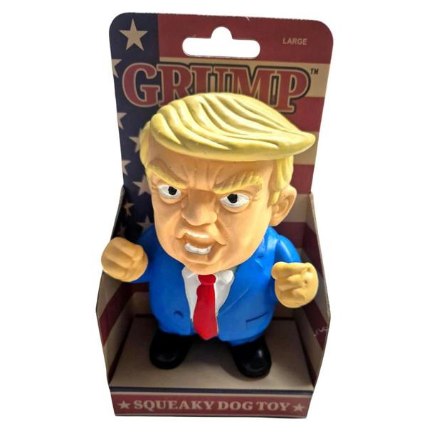 Donald Grump Squeaky Dog Toy Medium & Large