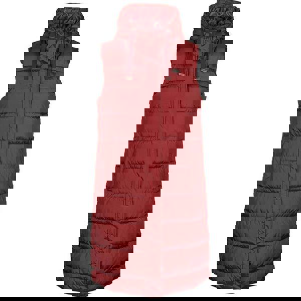 Trespass Womens/Ladies Leona Quilted Gilet - Dark Cherry - 