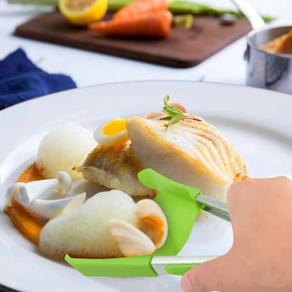 Dyzi 2 in 1 Spatula and Tongs Grip and Lift Kitchen Cooking Utensil