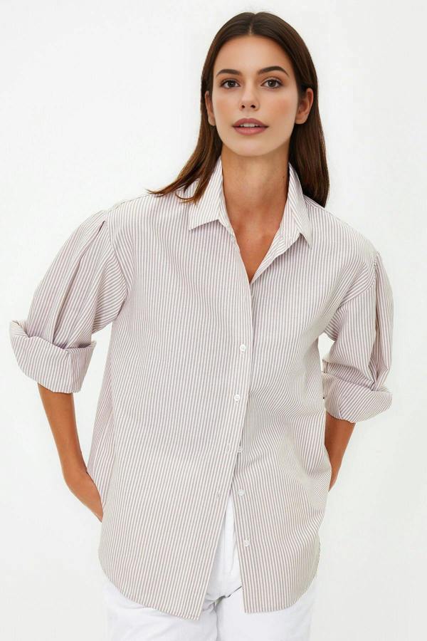WOVCOR Striped Woven Shirt