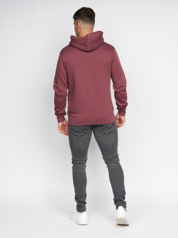 Duck and Cover Hillman Hoodie - Wine