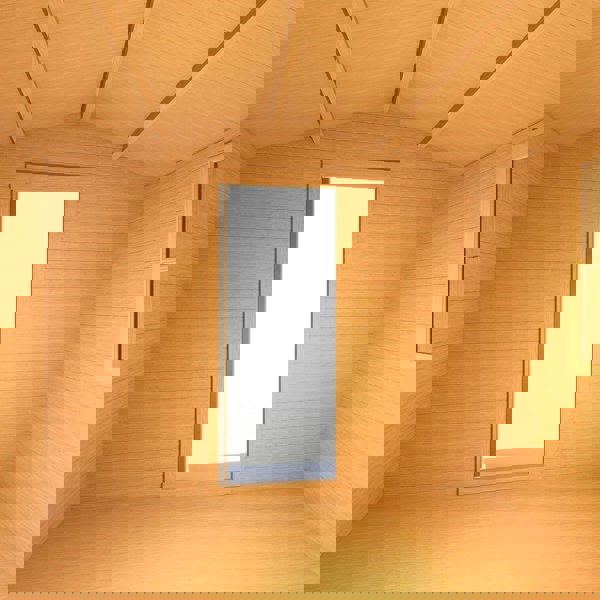 Shire Camelot 9x9 Log Cabin 19mm interlock Cladding - Best Shed