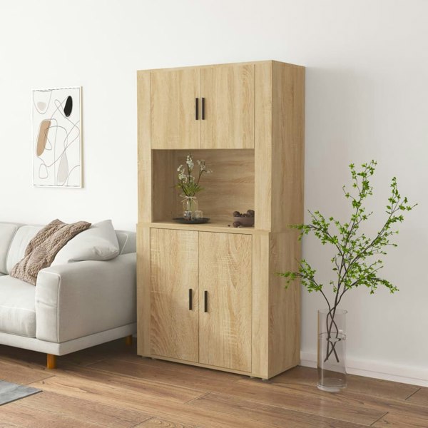 Berkfield Highboard Sonoma Oak Engineered Wood