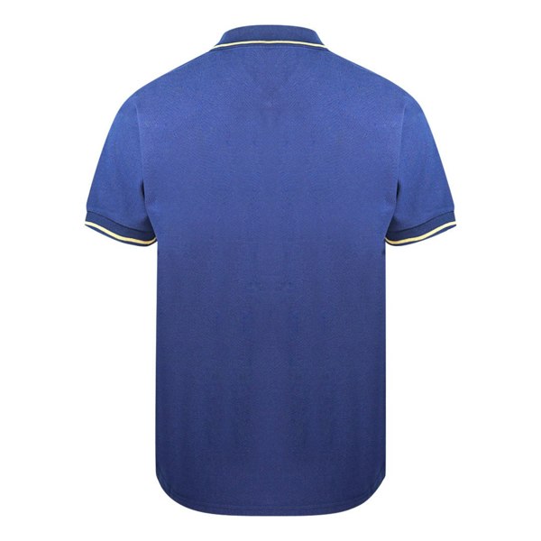 Moschino Tipped Collar Polo Shirt - Blue