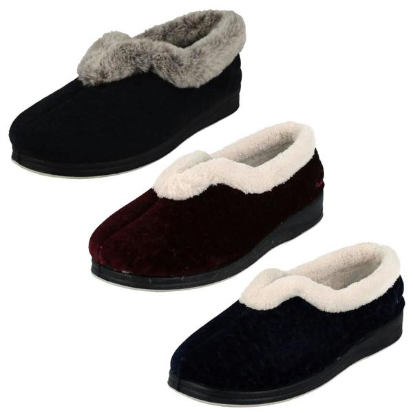 Padders Ladies Padders Dual Fit Slippers Paloma