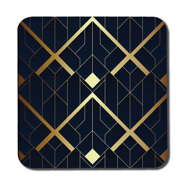 Benjamin Tate Design luxury gold art deco (Coaster)