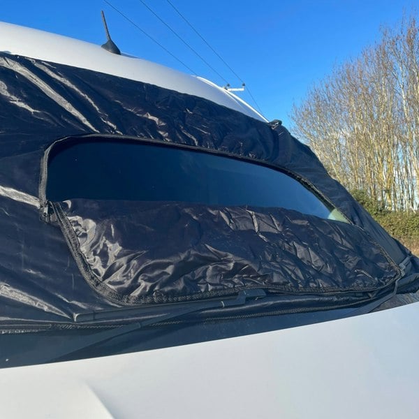 External Thermal Sun, UV & Ice Motorhome Windscreen Blind Cover OLPRO