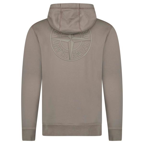 Stone Island Institutional Two Print Hoodie Grey - chancefashionco