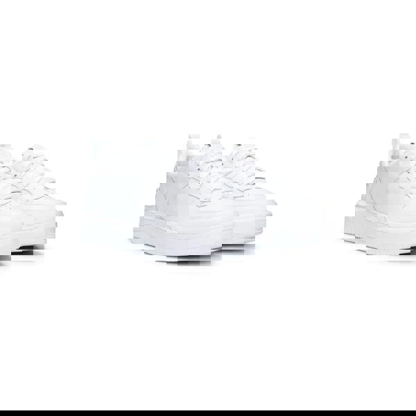 Hugo Mens Kilian Bonded Leather Trainers - White - 