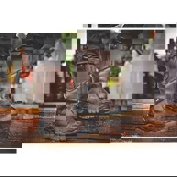 Apache AP305 Unisex Rigger Boots Brown