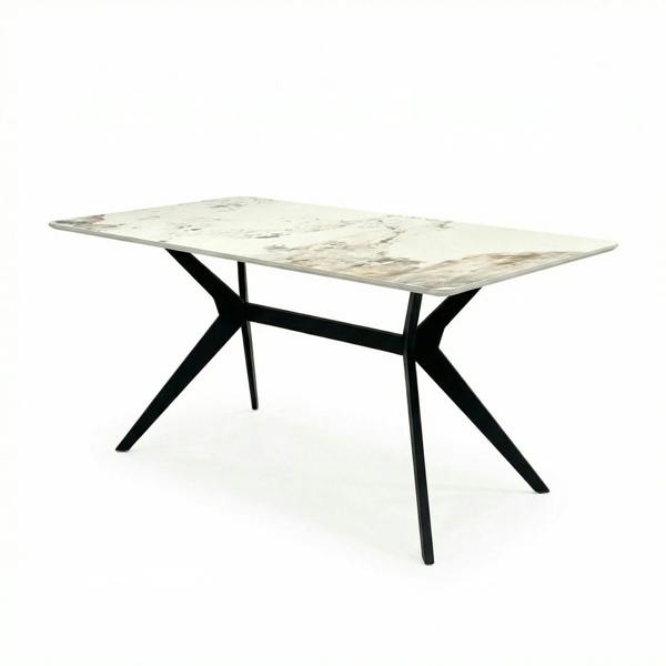 San Diego Marble Top Dining Table with Charlotte Velvet Chairs - Madefor.Living