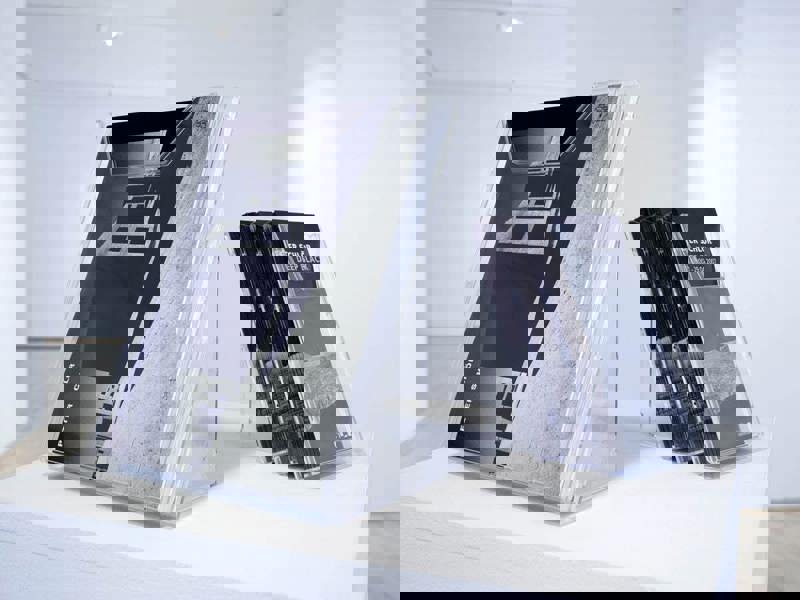 Durable COMBIBOXX 1 Literature Tray | Stand & Wall Mount | A4 Portrait | Clear