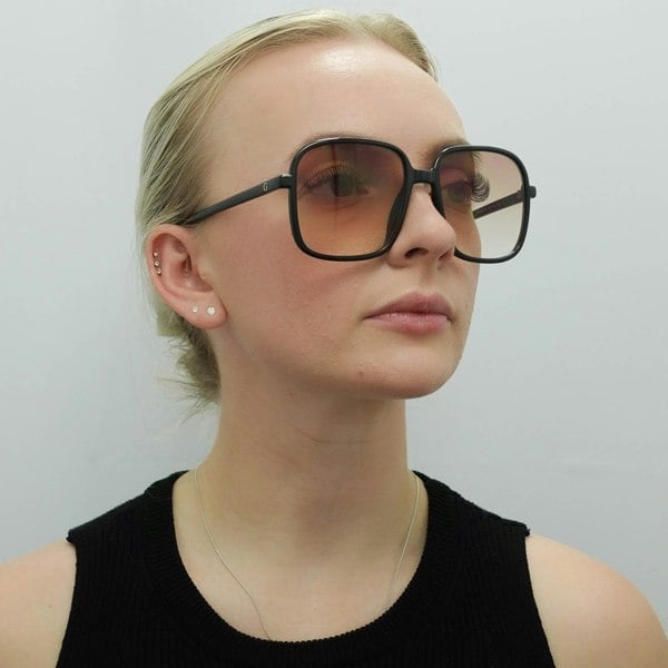 Guess Sunglasses GF6146 01F Black Brown Gradient