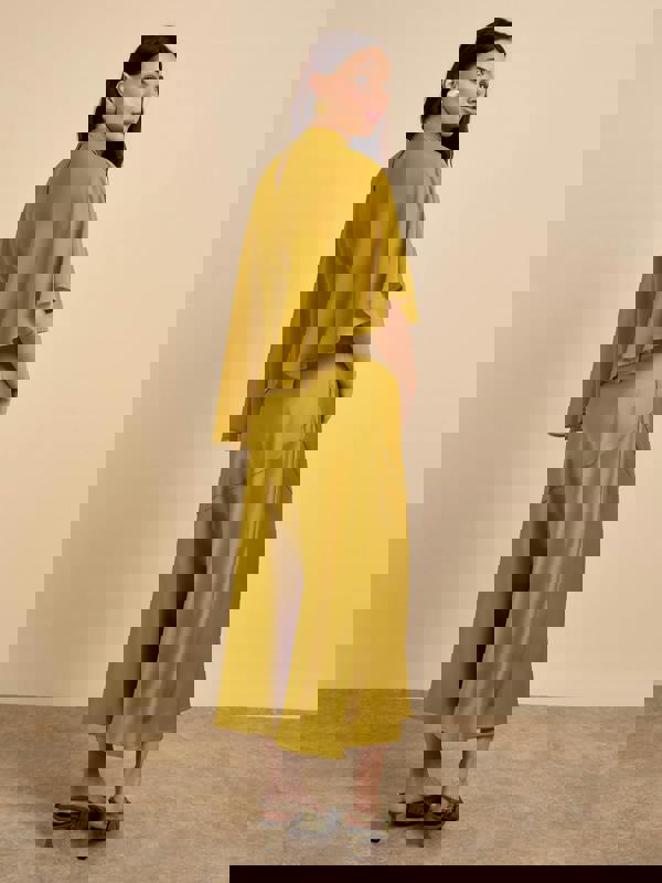 GWD Lailani Yellow Midi Dress