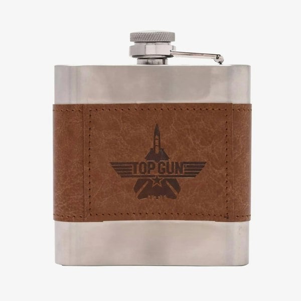 T. H. Baker Top Gun Metal Hip Flask 6Oz Accessory PM103