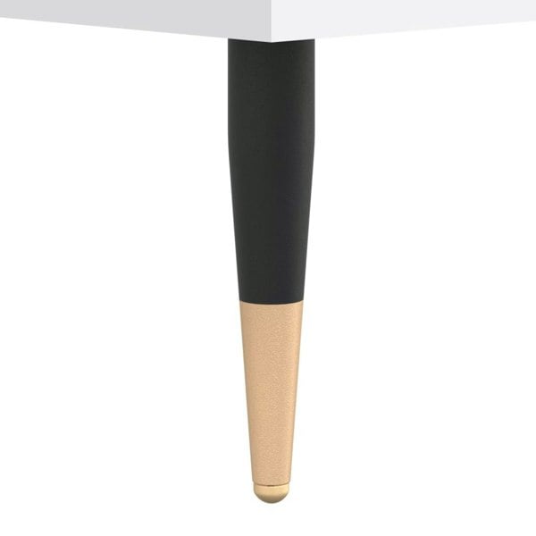 Berkfield Record Cabinet White 84.5x38x89 cm Engineered Wood