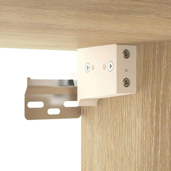 Berkfield Wall Cabinet Sonoma Oak 69.5x32.5x90 cm Engineered Wood