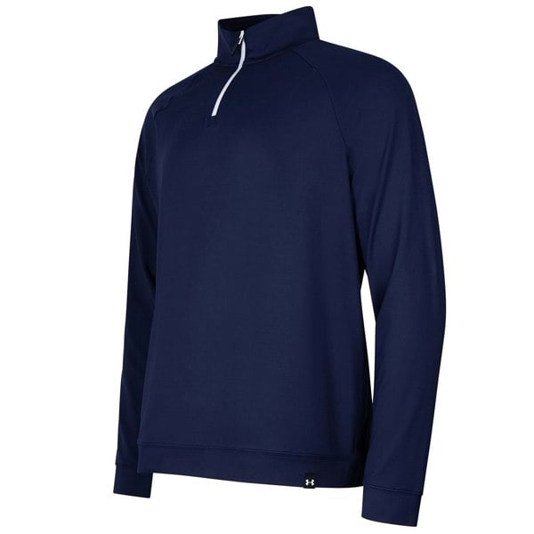 Under Armour Mens Quarter Zip Midlayer - Midnight Navy