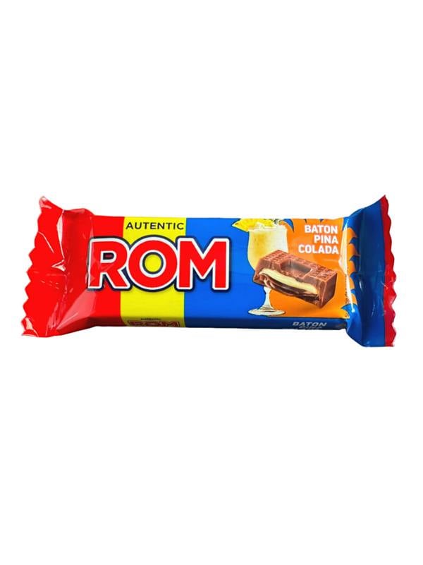 ROM Chocolate bar with pina colada cream 30g