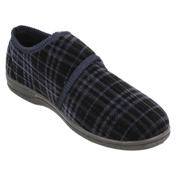 Rosebank Mens Rosebank Extra Wide Fit Indoor Slippers Dan