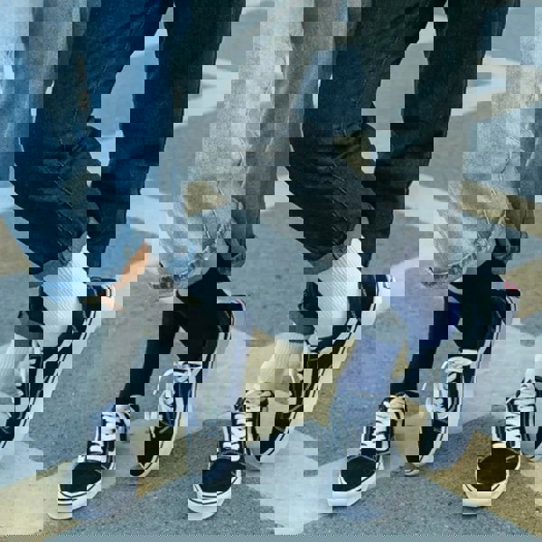 Anysox Anyfootwear 5 Pairs White Size 4-10 Sports Socks Solid Colors Cotton Skateboard Knitted Casual Unisex