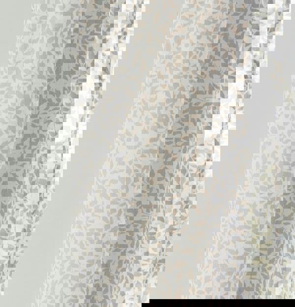 Tyrone Textiles Leaf Print Linen-Look Voile Panel - Pair