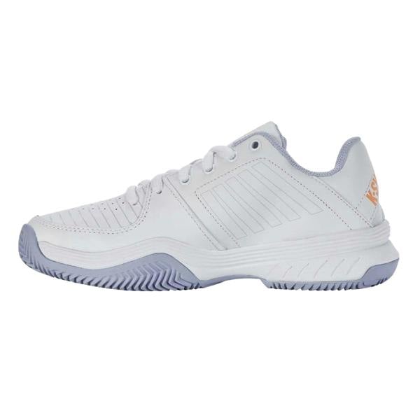 K-Swiss Womens/Ladies Court Express HB Synthetic Leather Tennis Shoes - White/Grey - 