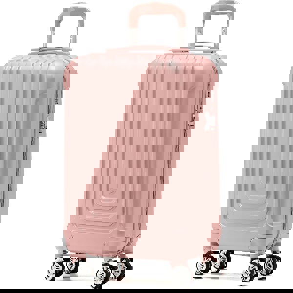 Flight Knight 55x35x20cm Cabin Carry Bag Hard Shell Suitcase 100+ Airline Approved