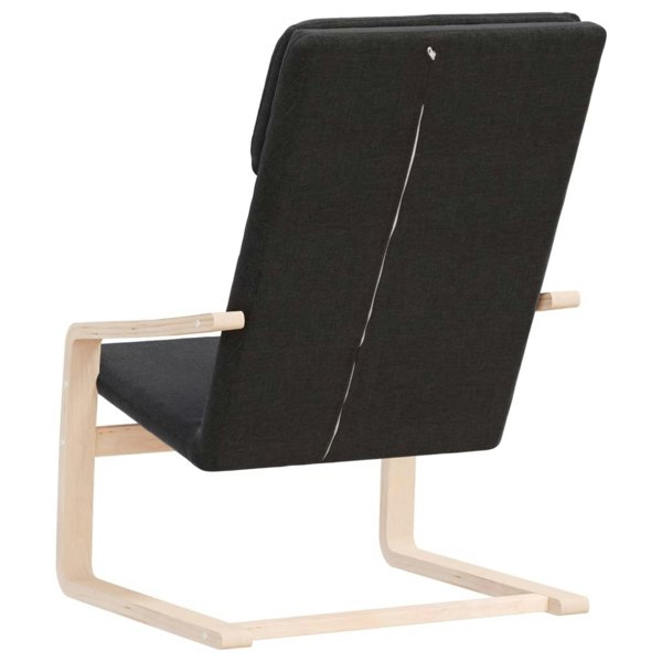Berkfield Relaxing Chair Black Fabric
