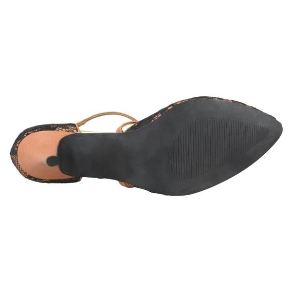 Anne Michelle Ladies Anne Michelle Pointed Toe Court Shoes