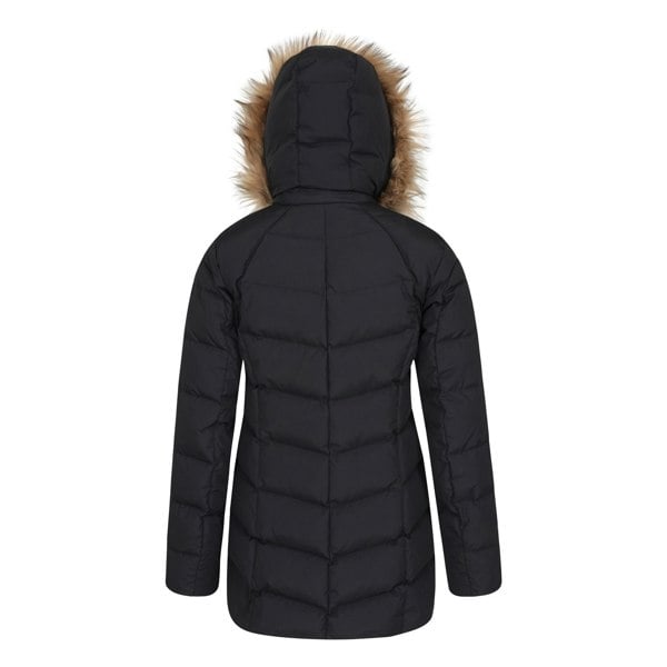 Mountain Warehouse Womens/Ladies Isla II Long Down Jacket - Jet Black