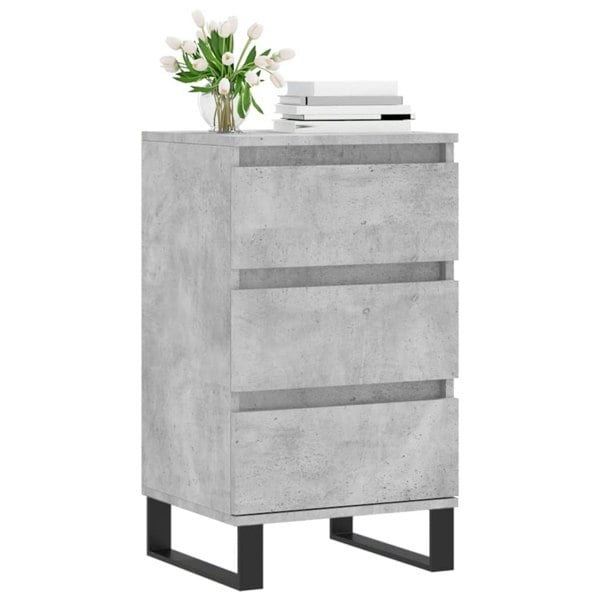 Berkfield Sideboard Concrete Grey 40x35x70 cm Engineered Wood
