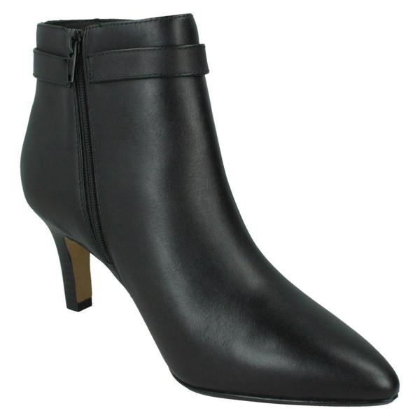 Clarks Ladies Clarks Heeled Ankle Boots Illeana Calla
