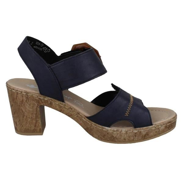 Rieker Ladies Rieker Block Heeled Sandal 66876