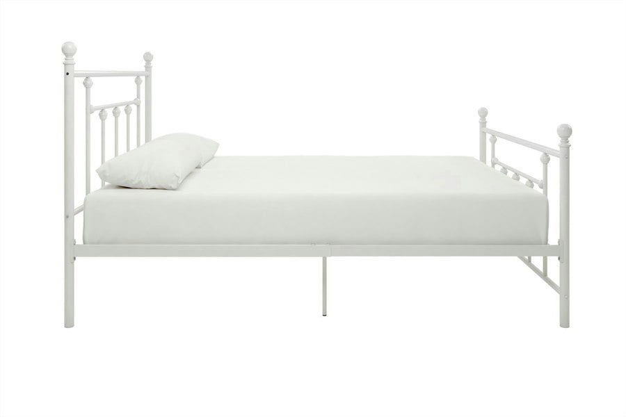Dorel Home Manila Metal Bed White - Double