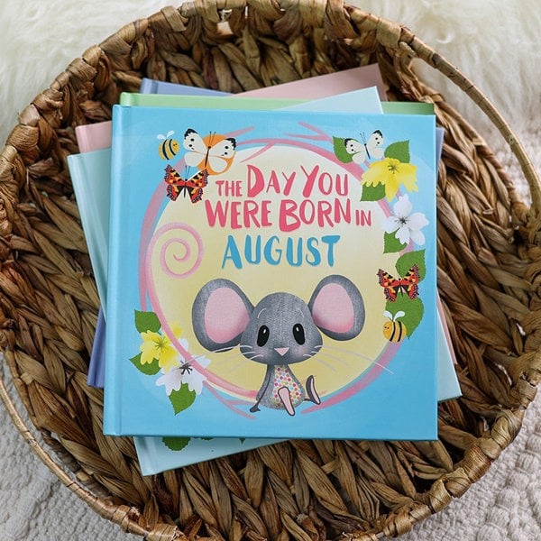 FROM YOU TO ME The Day You Were Born in August Newborn Gift Book