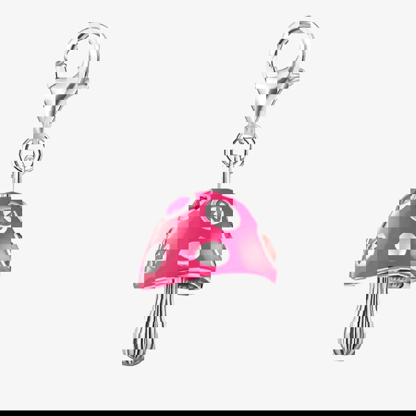 THOMAS SABO Ladies Silver Pink Enamel Multi Stone Mushroom Charm 2211-845-7