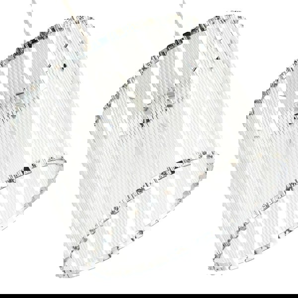 Designer Pendant Light Shade with Rippled Acrylic Transparent Columns Image 8