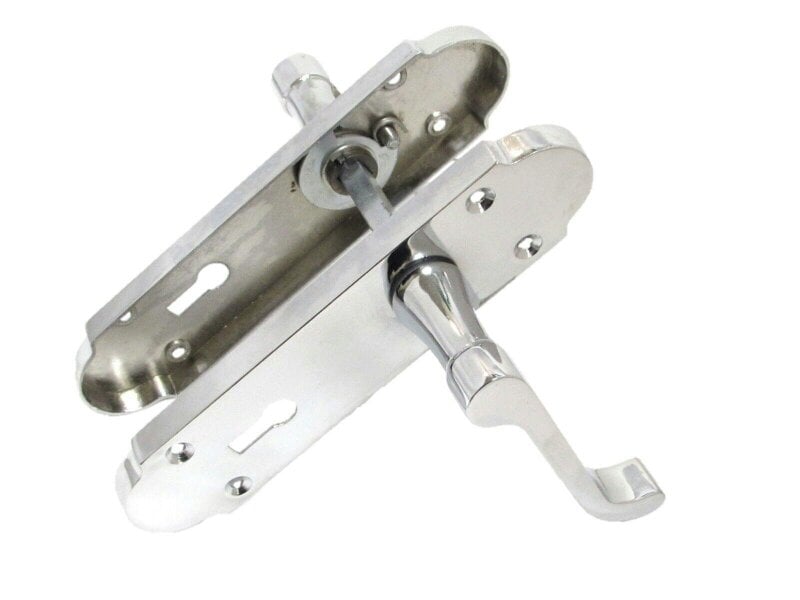 EDH Door Hardware Epsom Door Handles x1 – Chrome Internal Lever Handles for Interior Doors