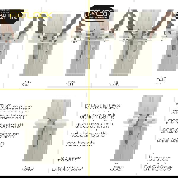 Patlock Instant French Door Security Lock