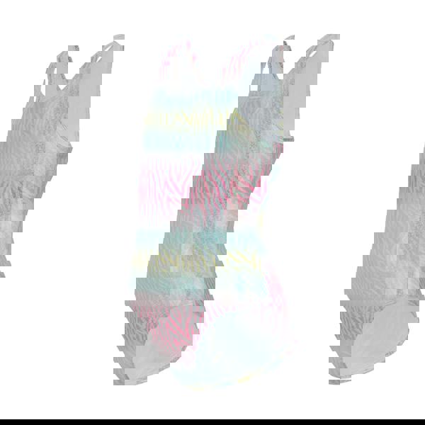 Regatta Girls Katrisse Zebra Print Metallic One Piece Swimsuit - Ombre - 