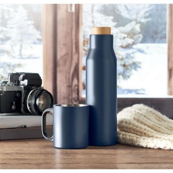 MidOcean Dudinka Double Wall 500ml Flask - French Navy - 