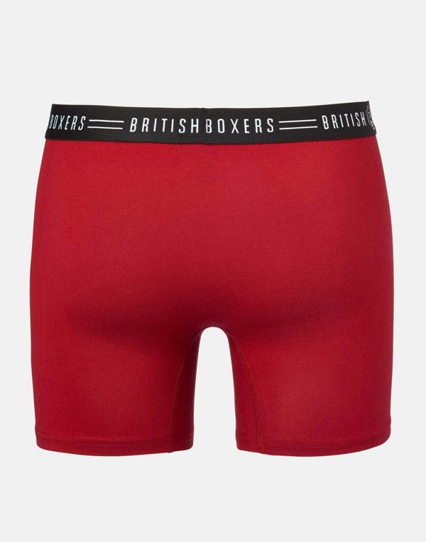 Three-pack British Boxers Men's Stretch Trunks – Heritage Colours - British Boxers