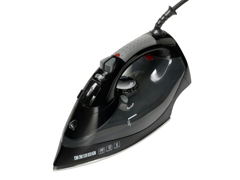 Corby Sherwood 2000W Steam Iron in Black - UK Plug