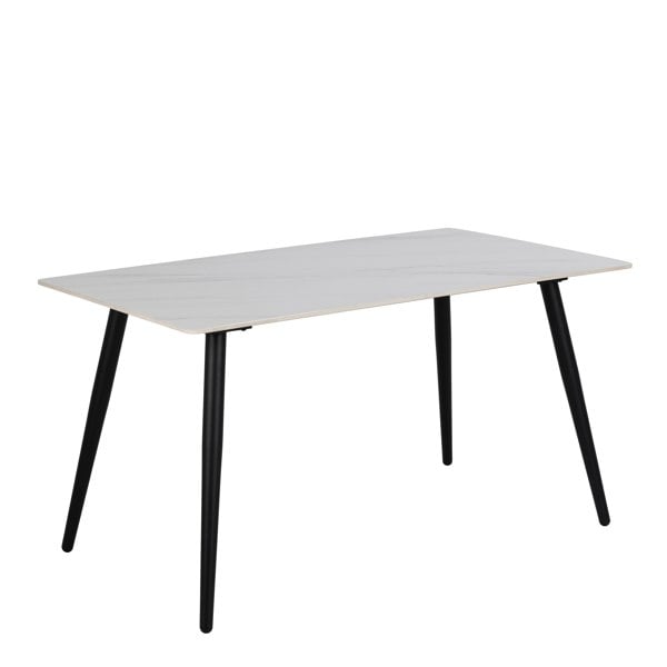 Furniture To Go Wicklow Ceramic Dining Table in White