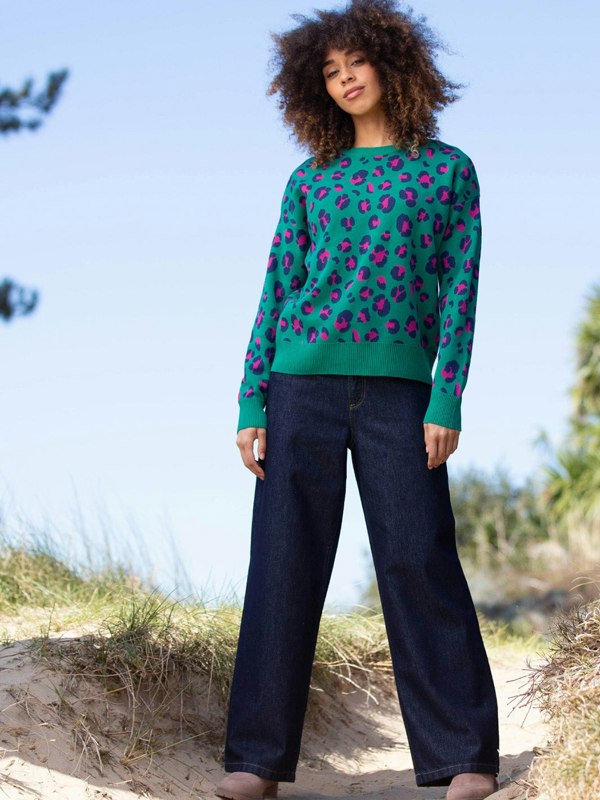 Kite Organic Piddletrenthide Knit Jumper Leopard
