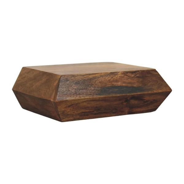 Artisan Furniture Solid Wood Prisma Wall-Mounted Unit, 1 Drawer, Brown