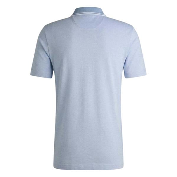 Boss Mens Peoxfordnew Short-Sleeved Polo Shirt - Blue - 